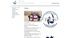 Desktop Screenshot of fimleikur.fo